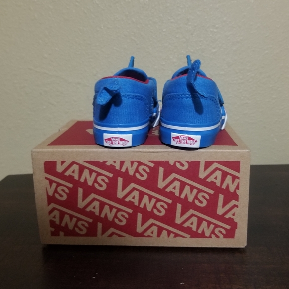 Van's On The Walk Baby Shark Blue Shoes Baby - Picture 6 of 11